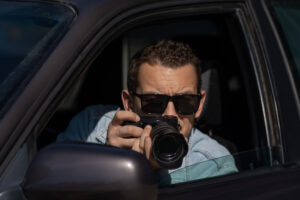 a private investigator in West Modesto, CA on surveillance